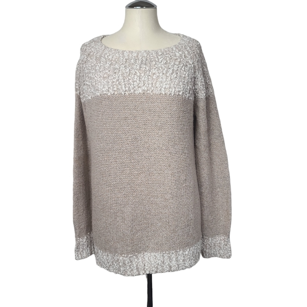 Fate Clariana Textured Colorblock Sweater L
